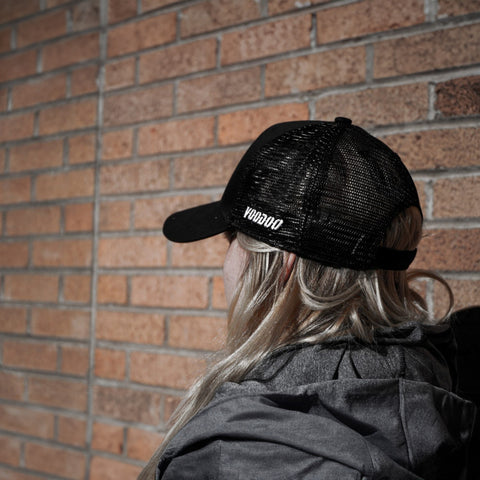 White Stitch Trucker